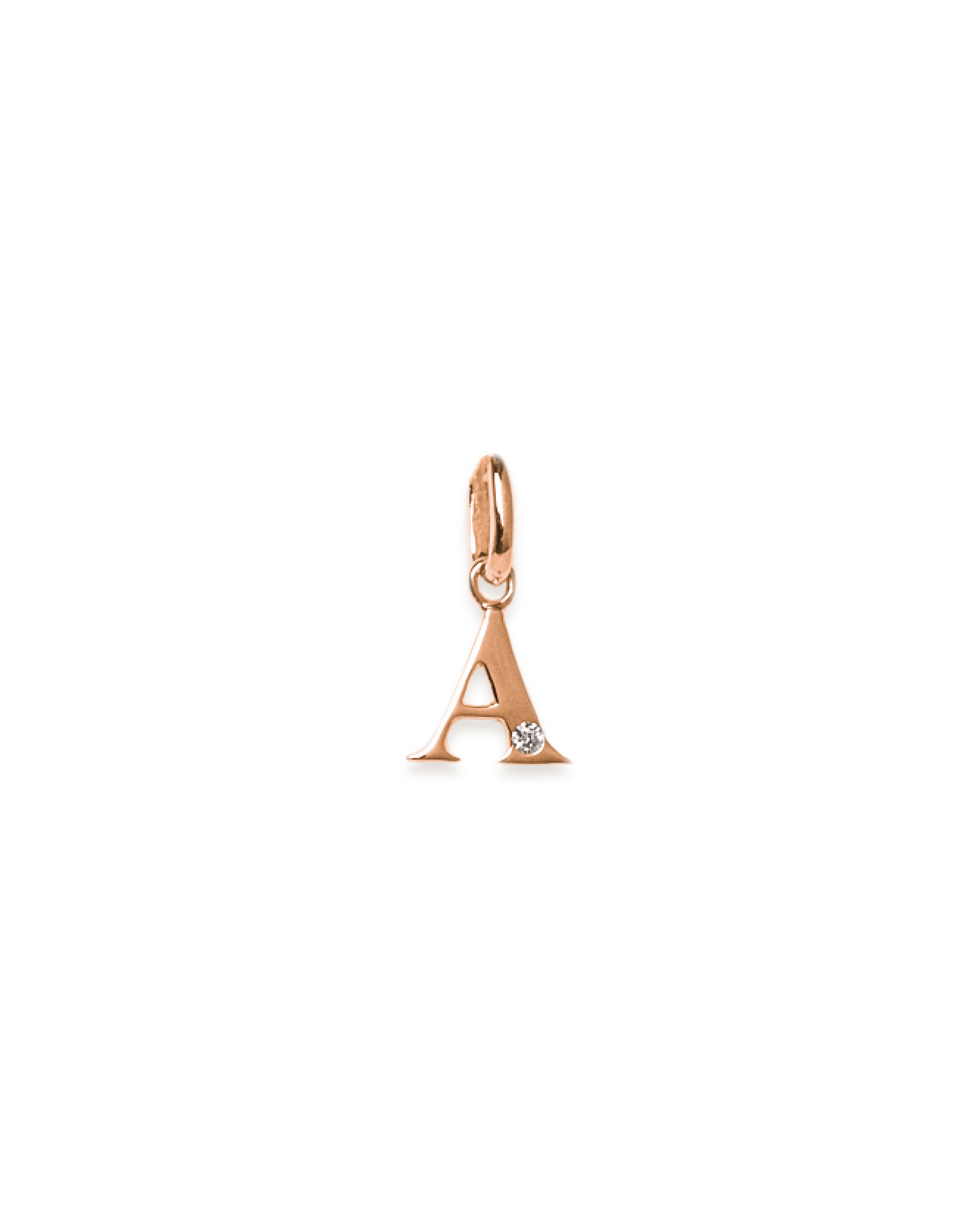 Diamond Initial Pendant