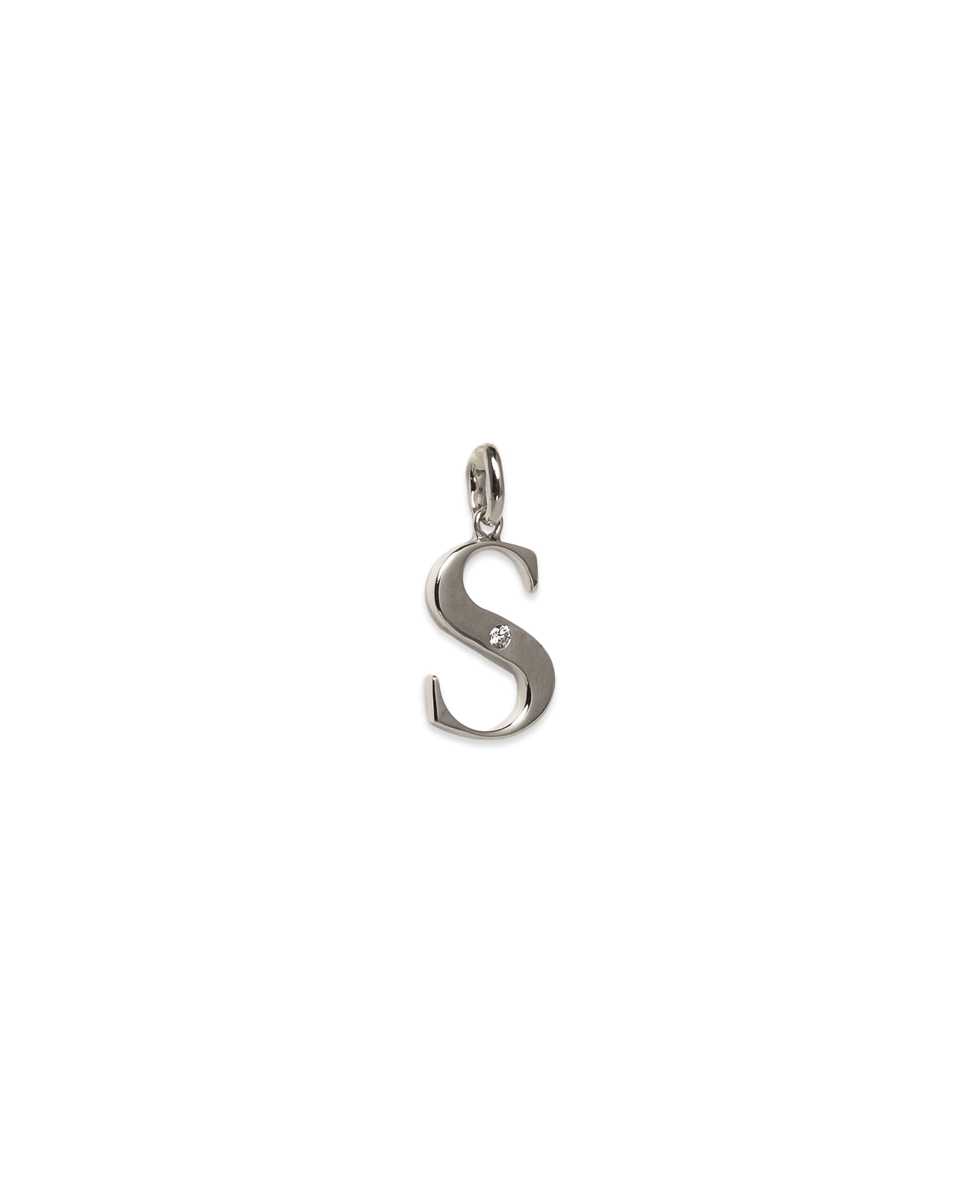 Diamond Initial Pendant