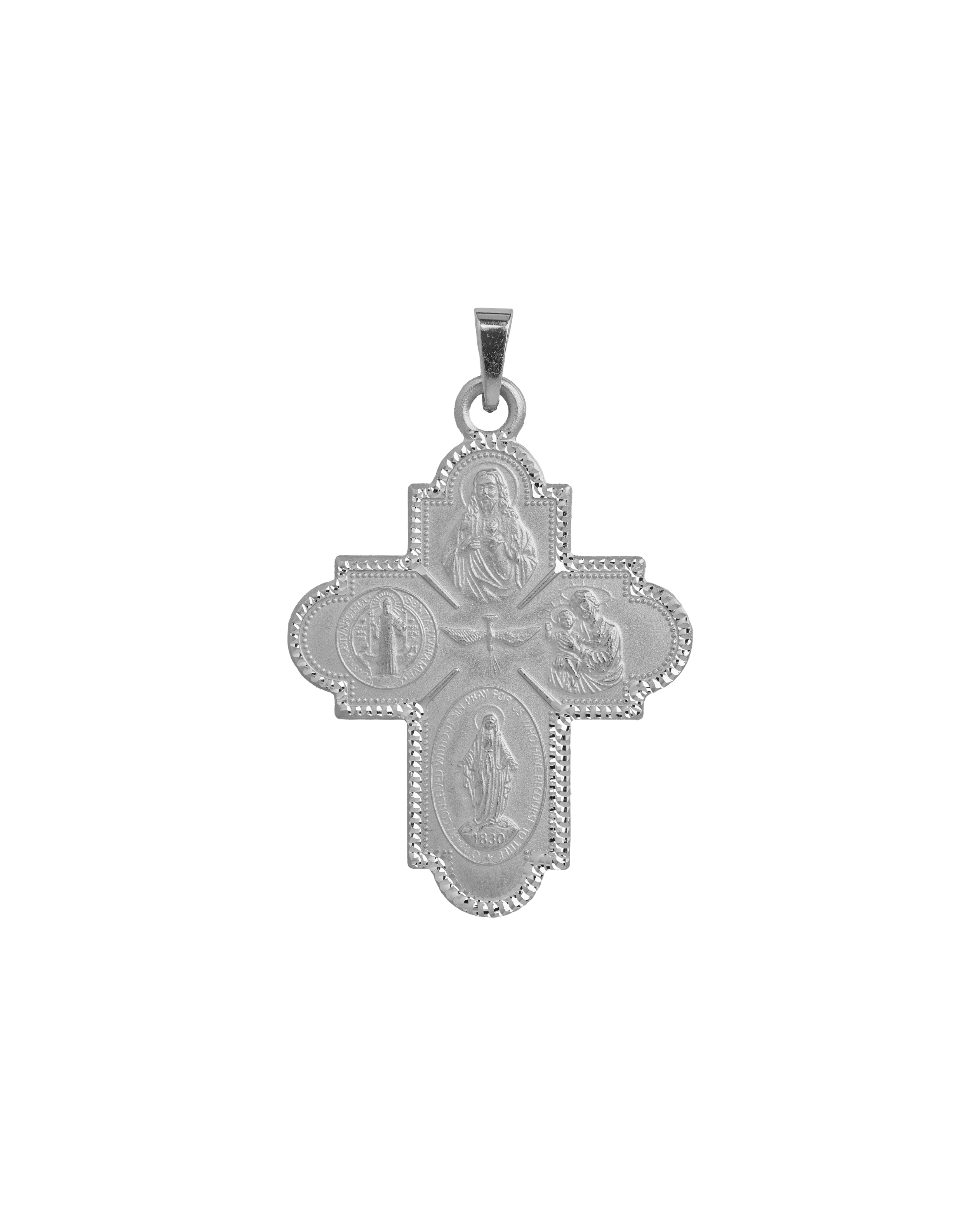 Four-Way Scapular Cross Pendant