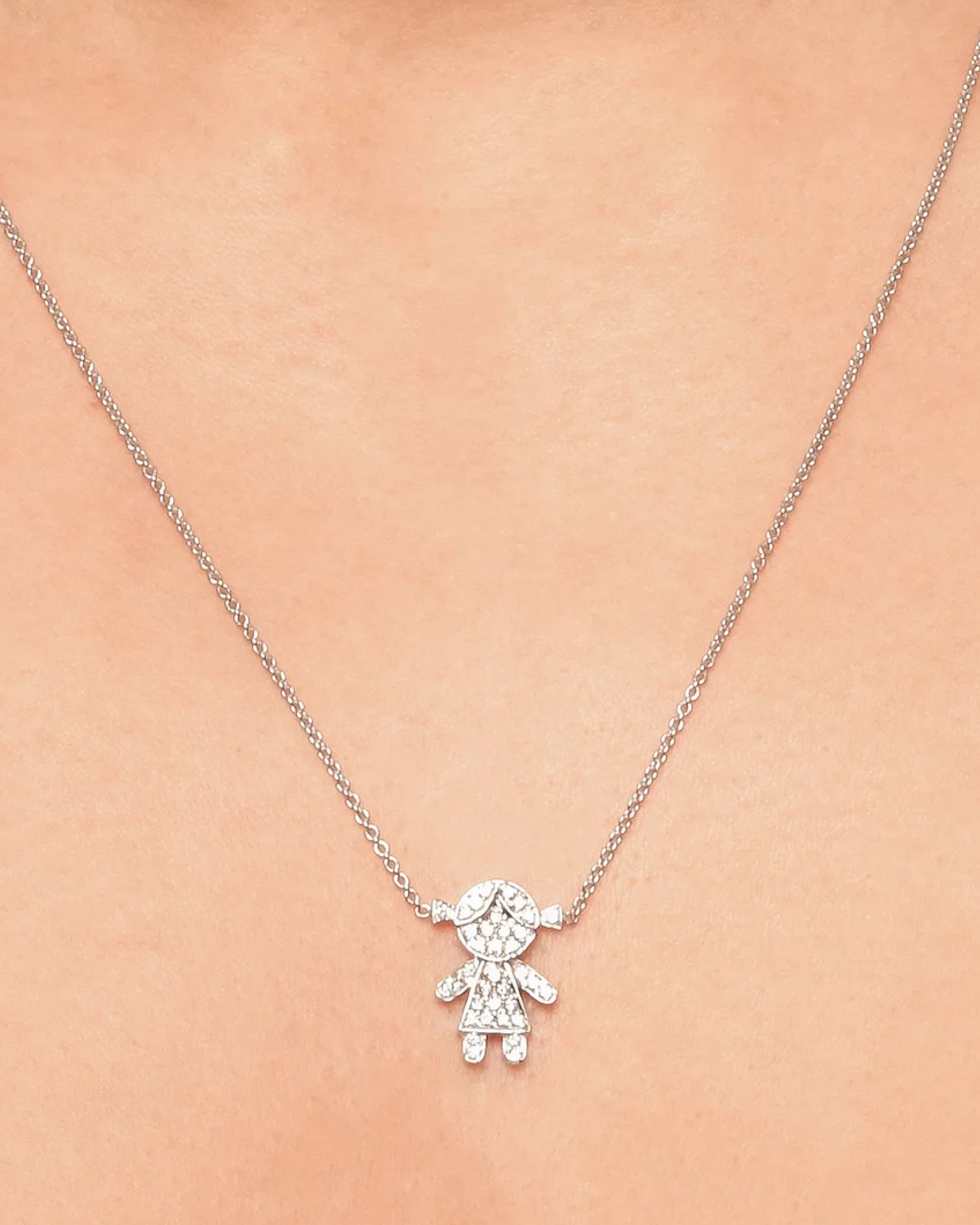Little Kids Full Pavé Necklace