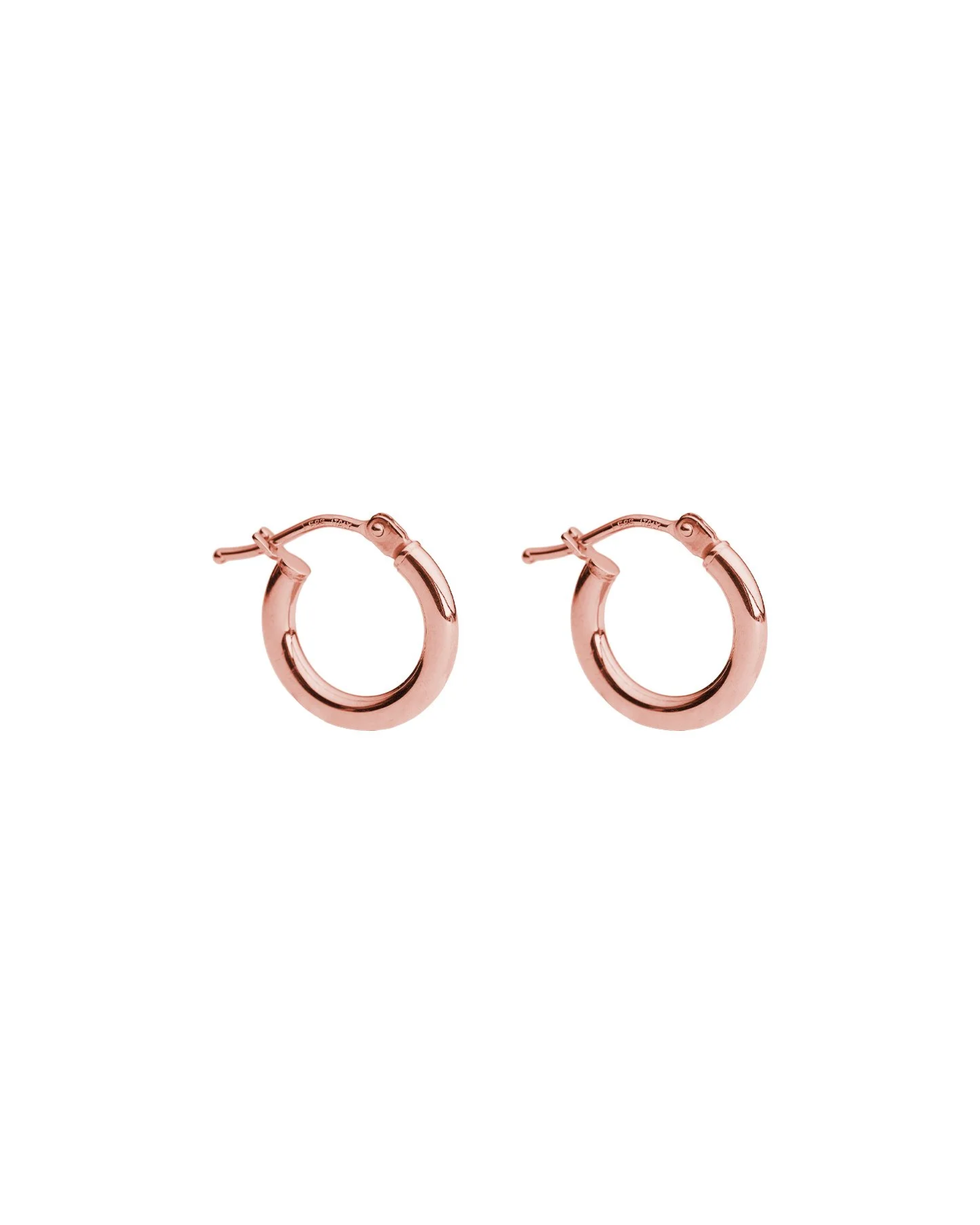 Rose Gold Hoop Earrings (2mm)