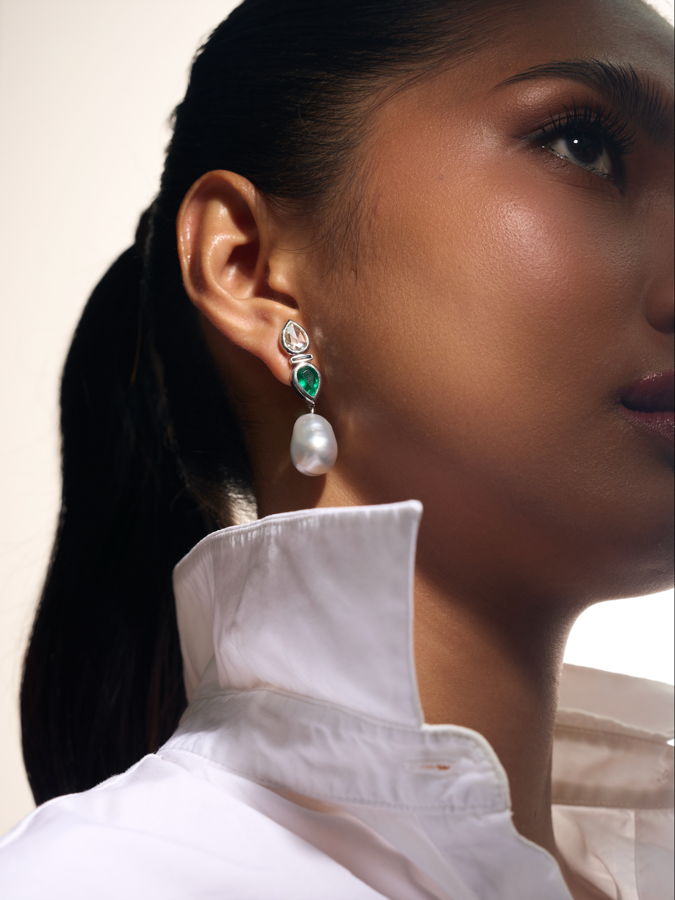Baroque South Sea Pearl Danglers