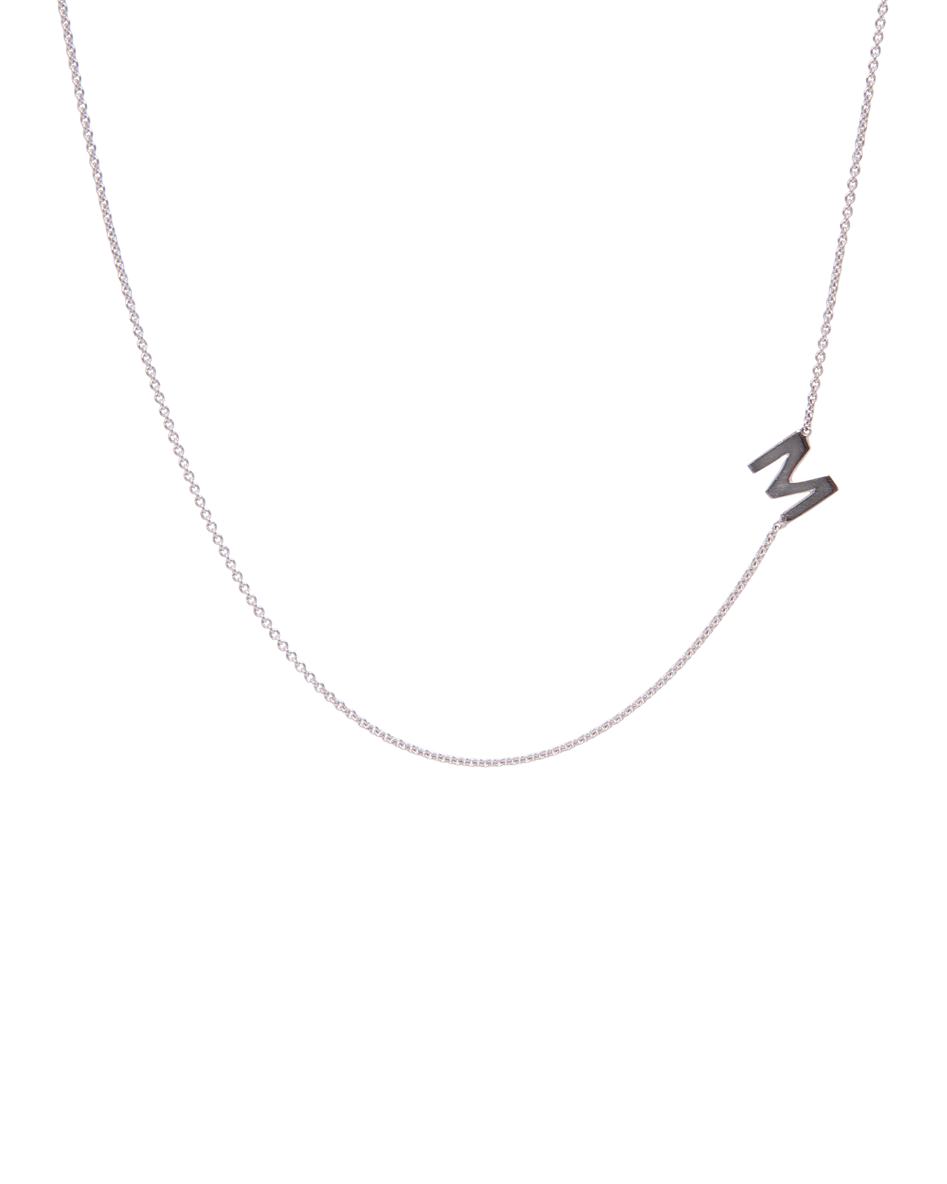 Sideways Initial Necklace