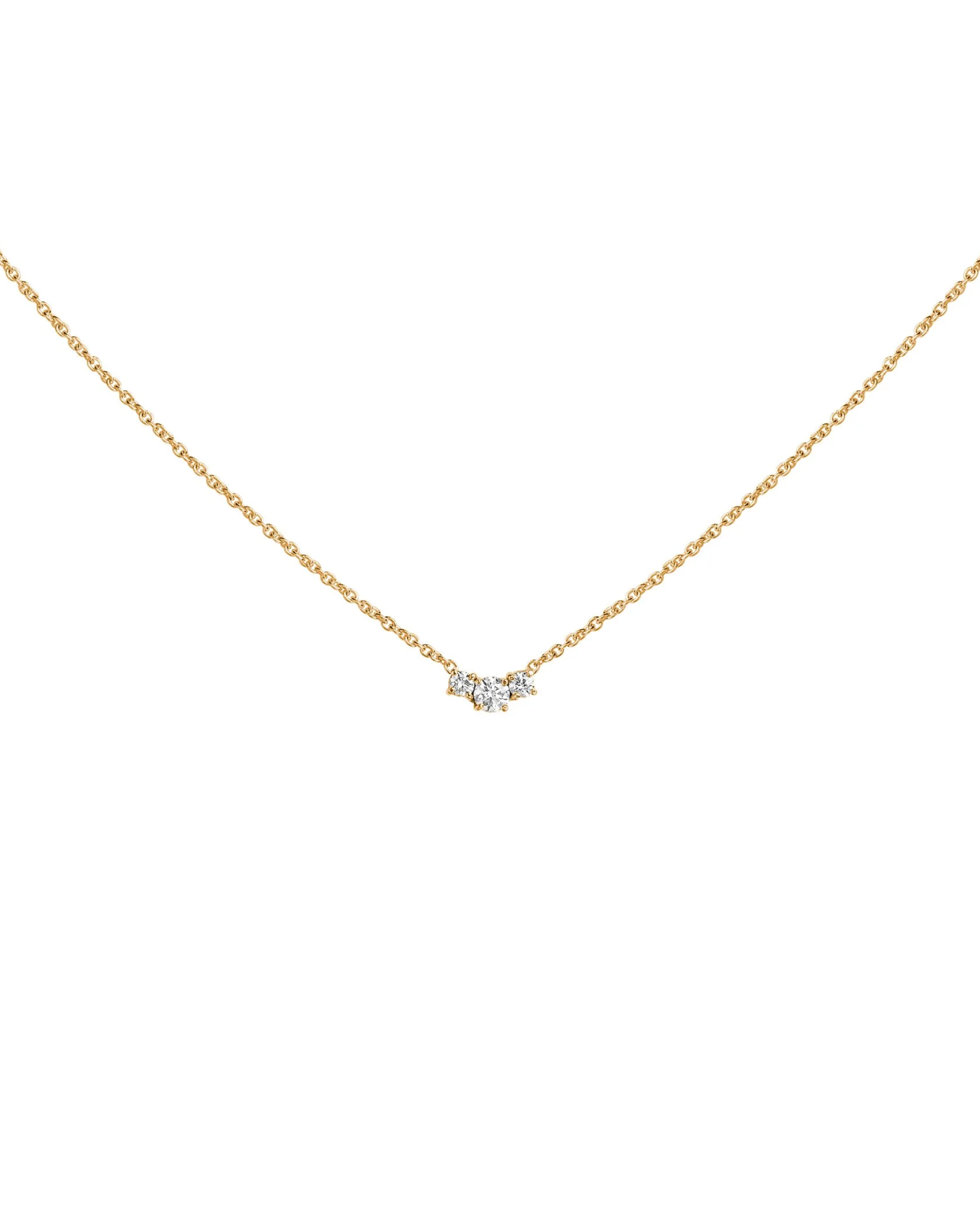 Trio Round Diamond Necklace