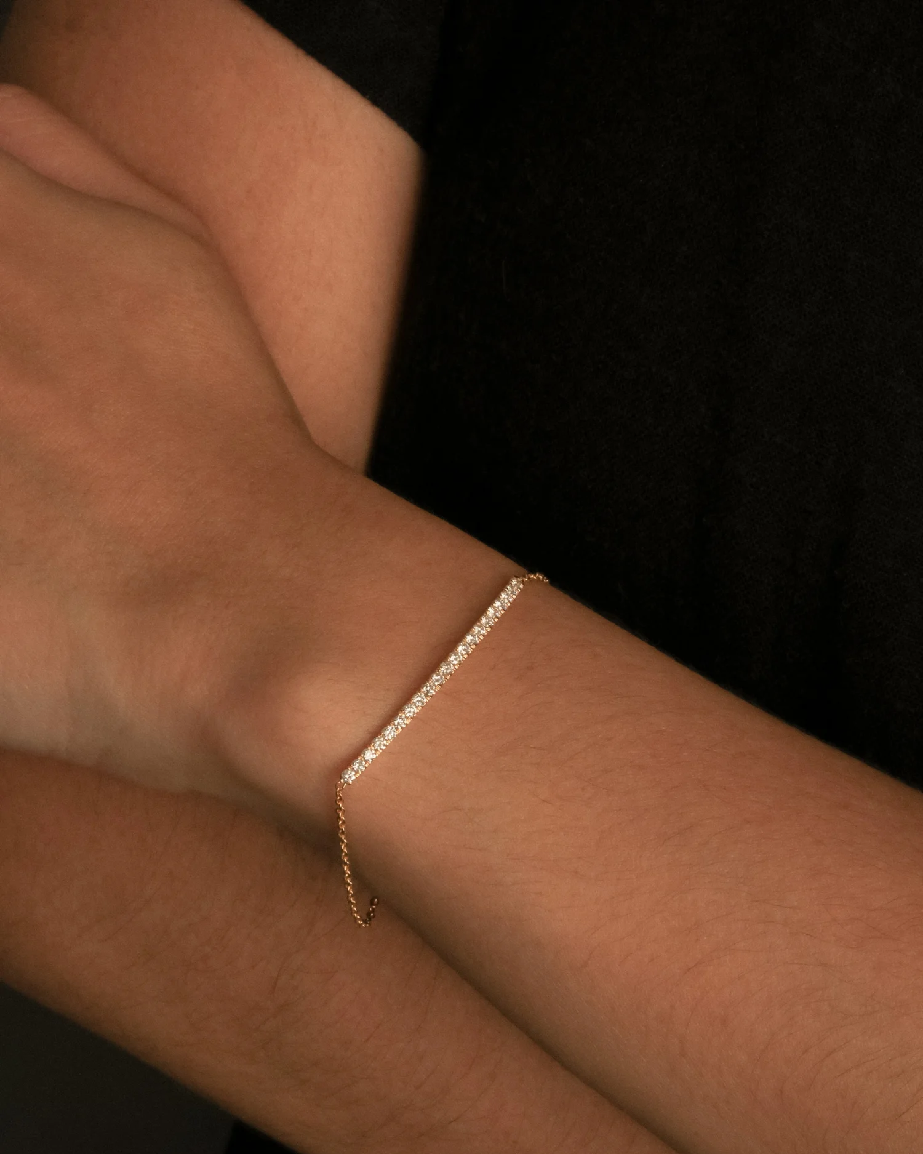 Bar Diamond Pavé Bracelet