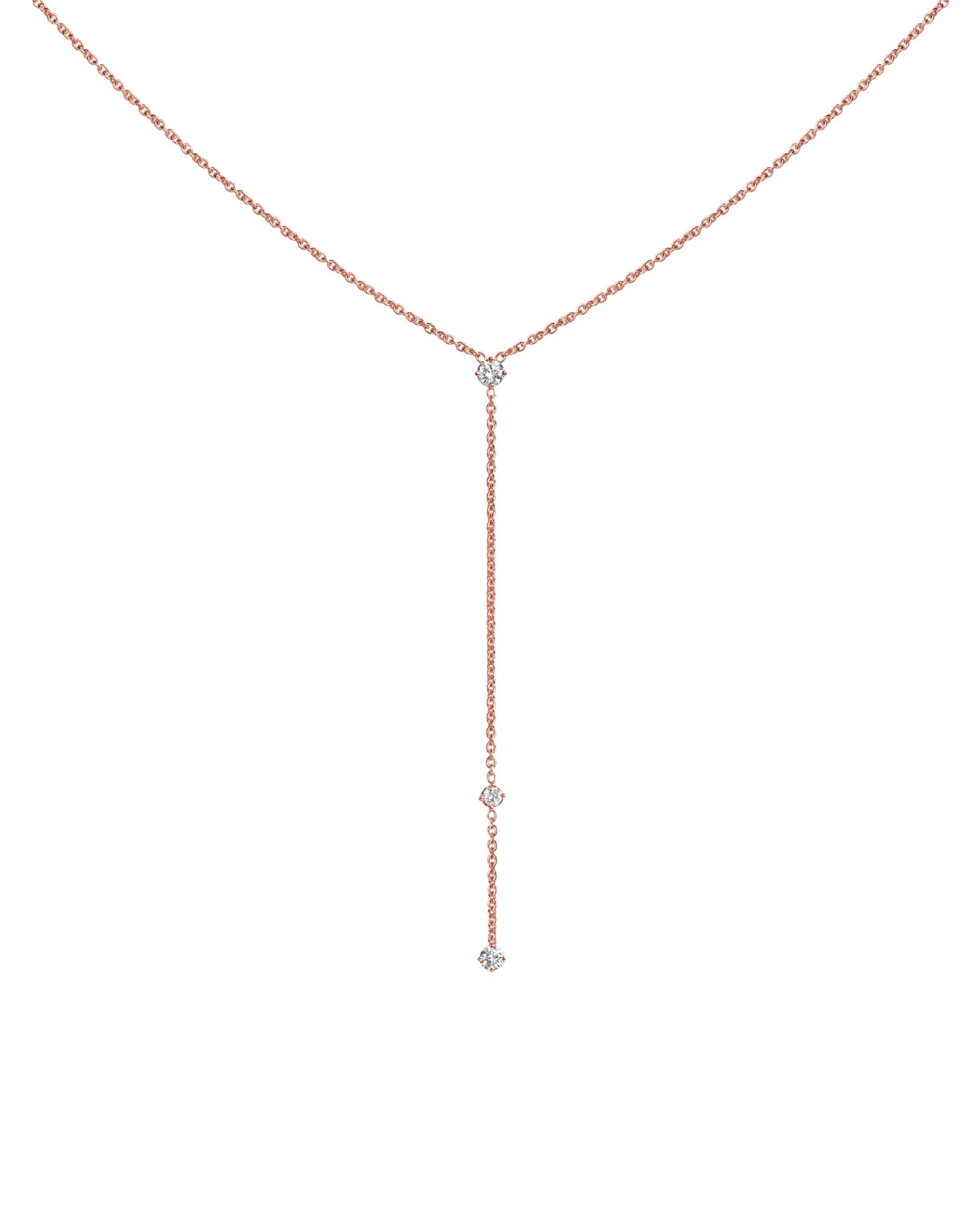Diamond Drop Lariat Necklace