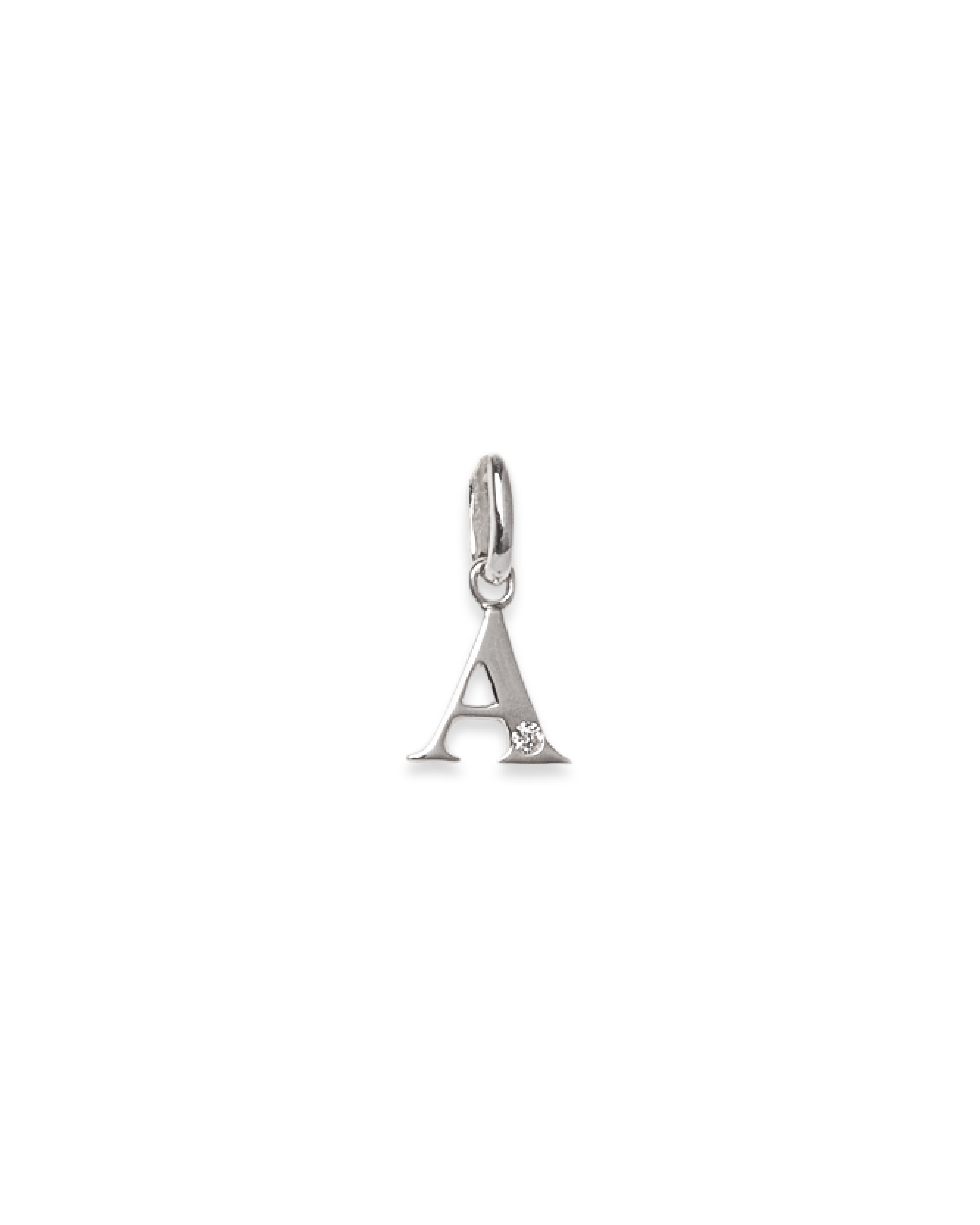 Diamond Initial Pendant