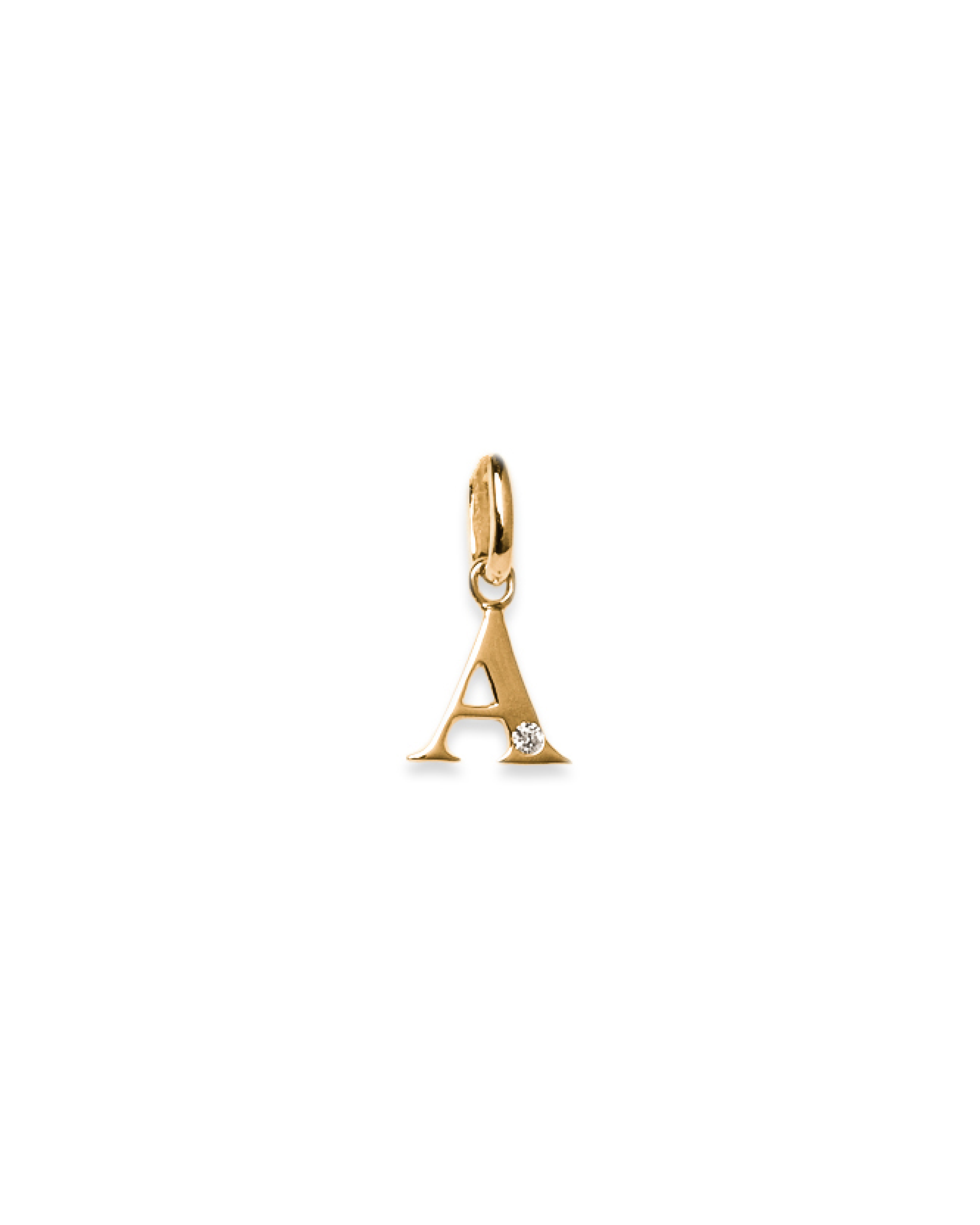 Diamond Initial Pendant