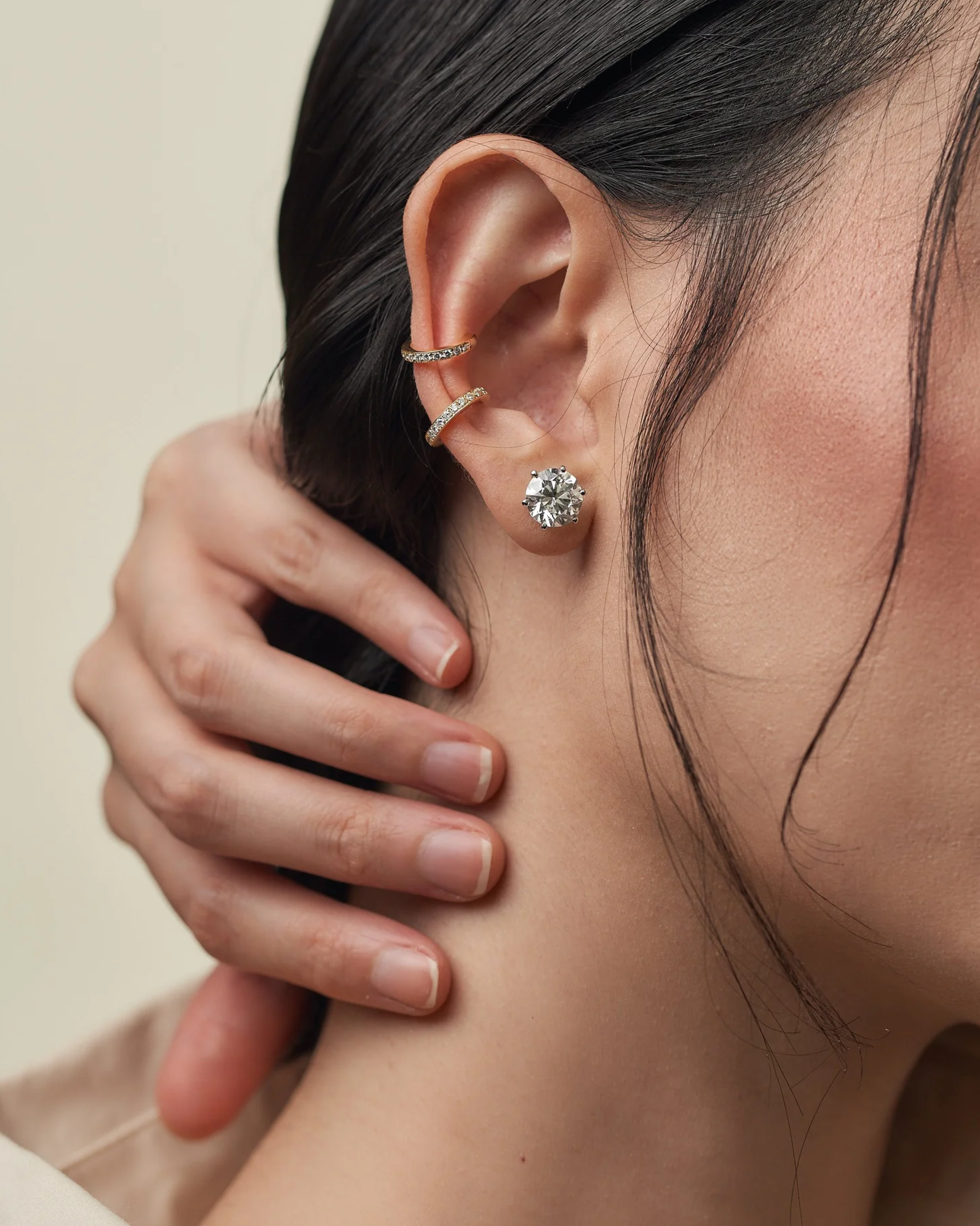 Diamond Pavé Cuff Earring