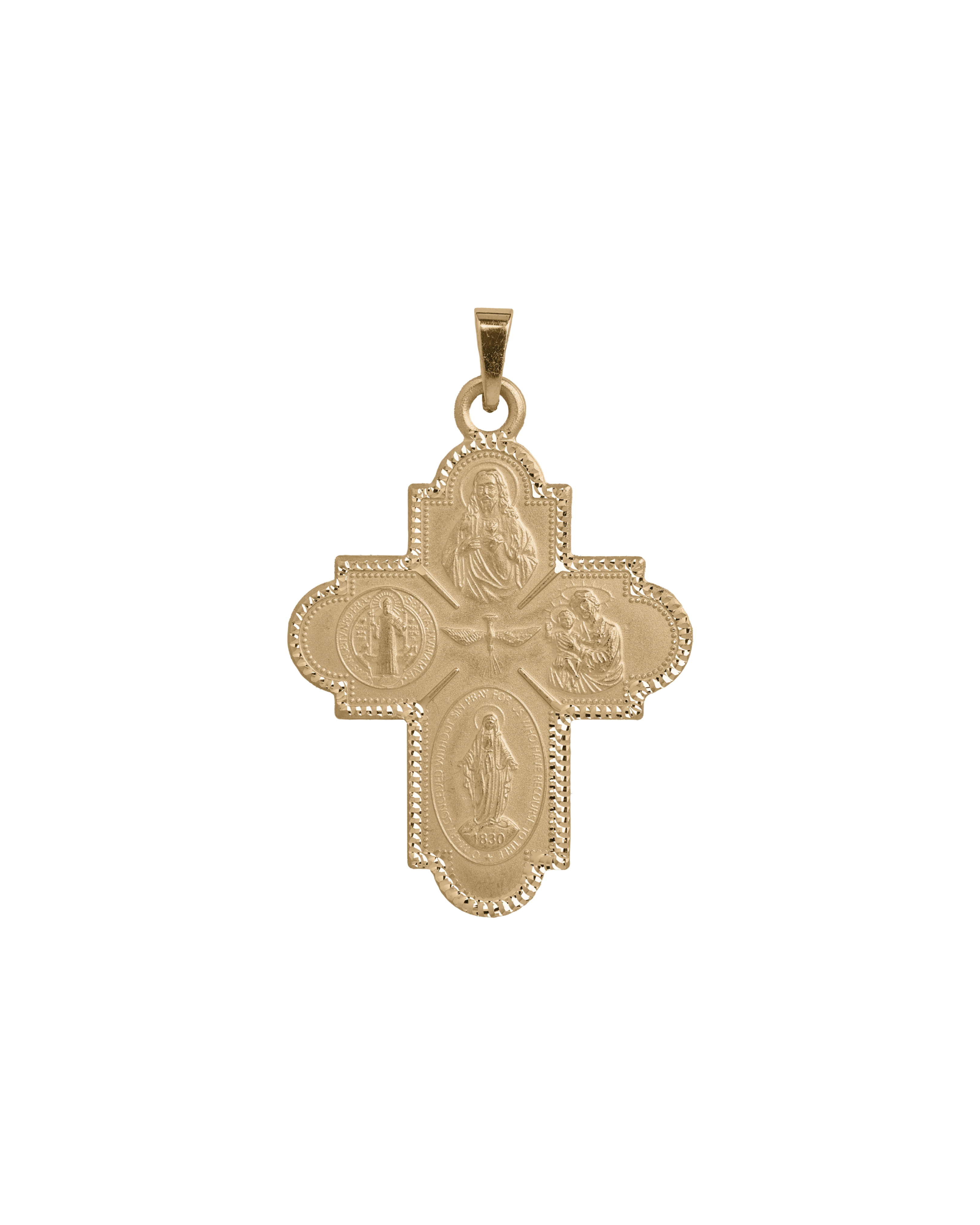 Four-Way Scapular Cross Pendant