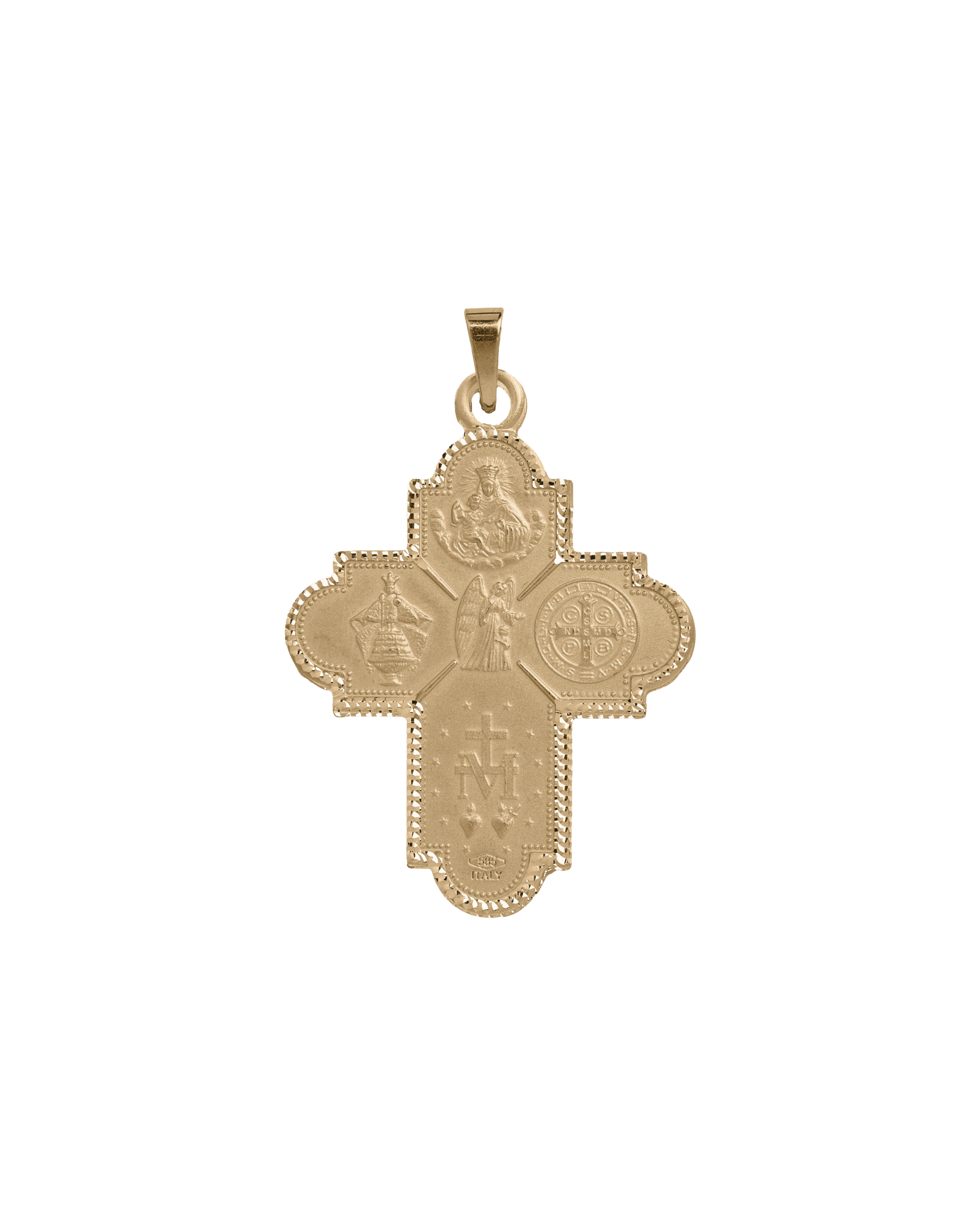 Four-Way Scapular Cross Pendant
