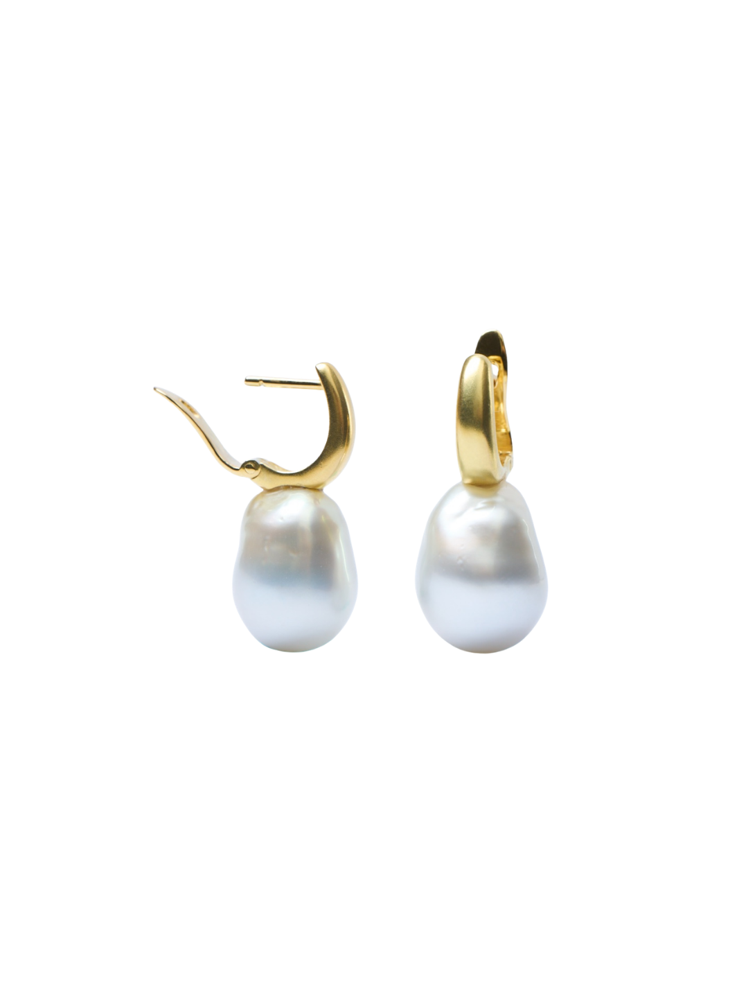 Huggie Baroque South Sea Pearl Earrings