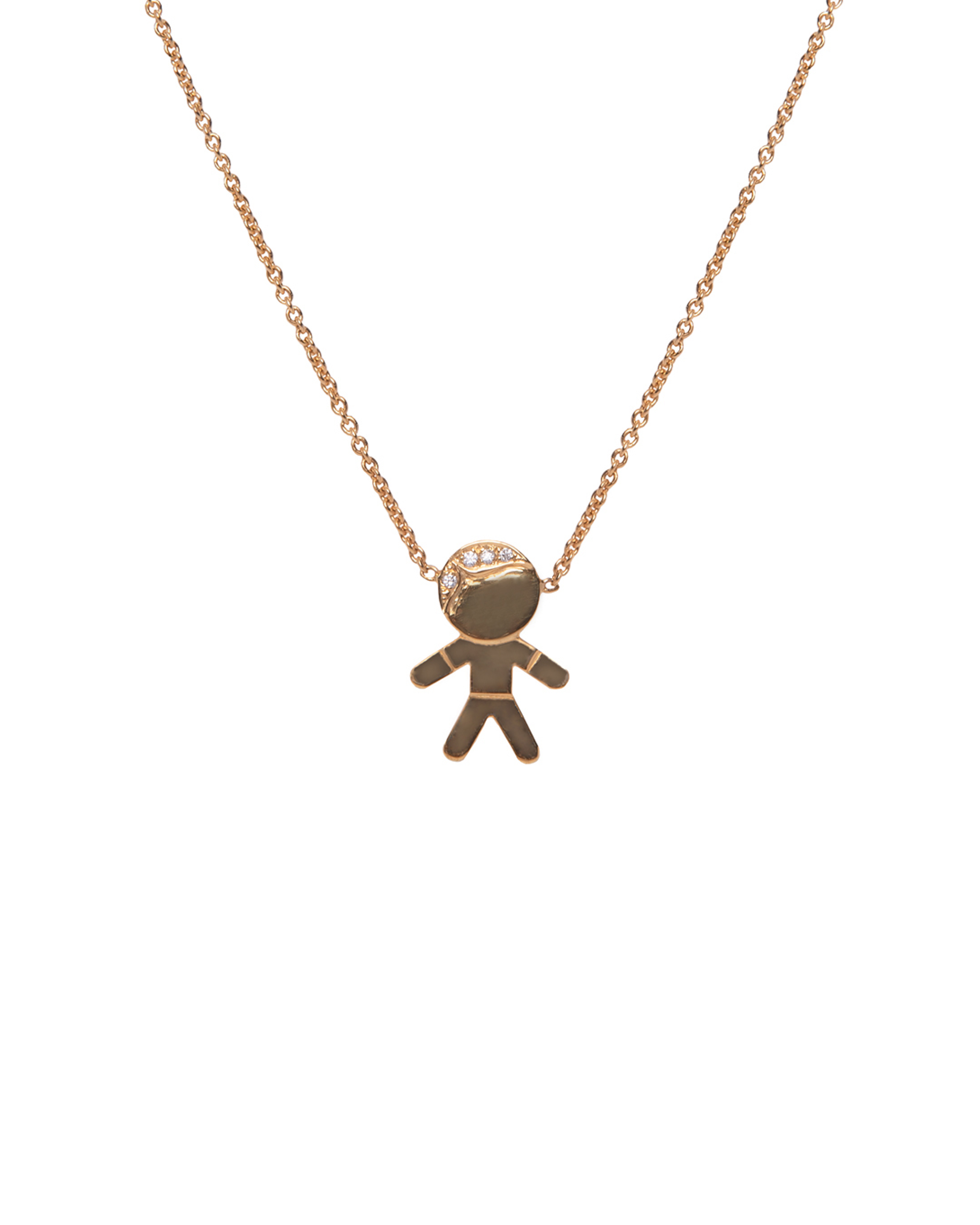 Little Kids Gems on Hair Necklace