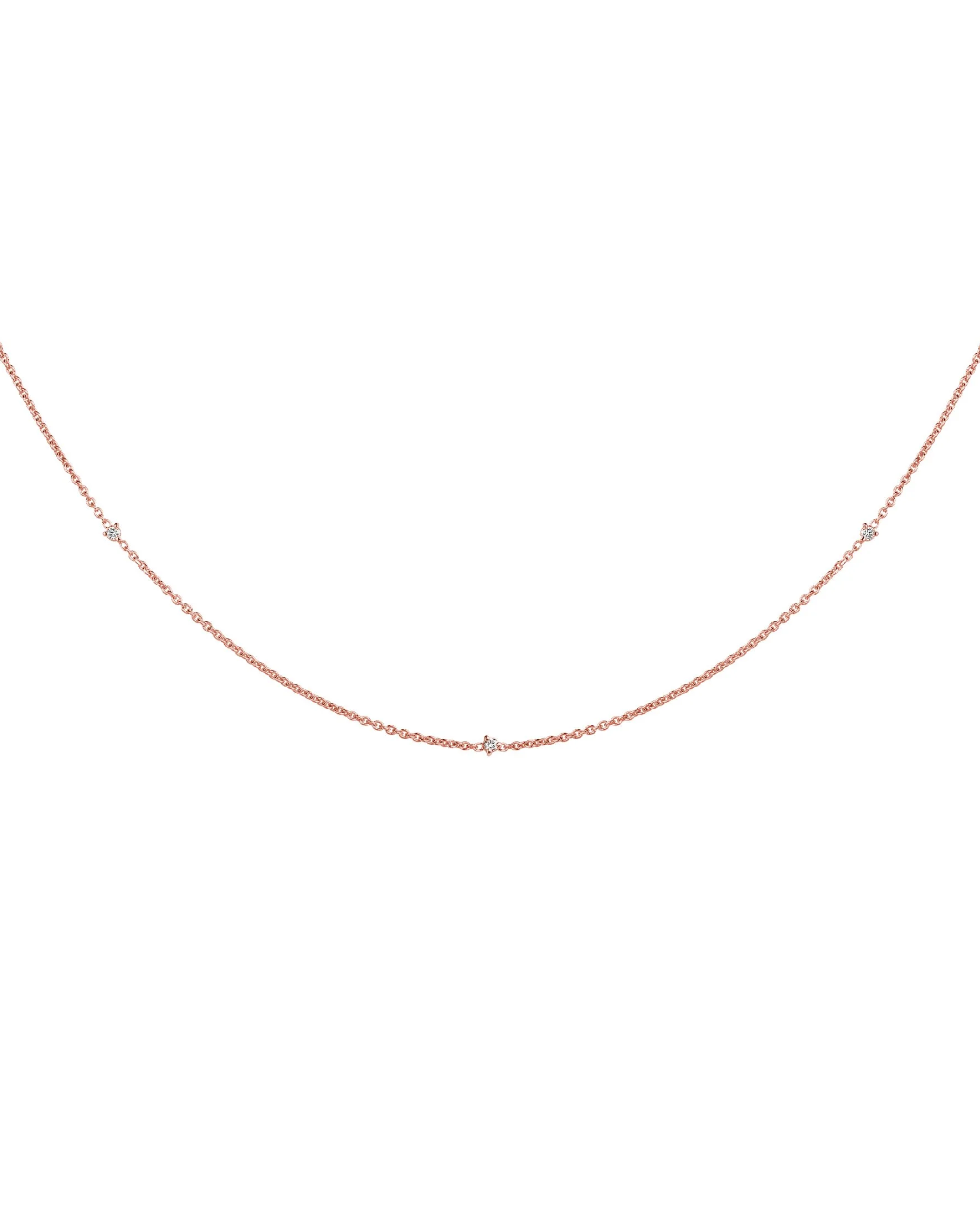 Petite Diamond Station Necklace