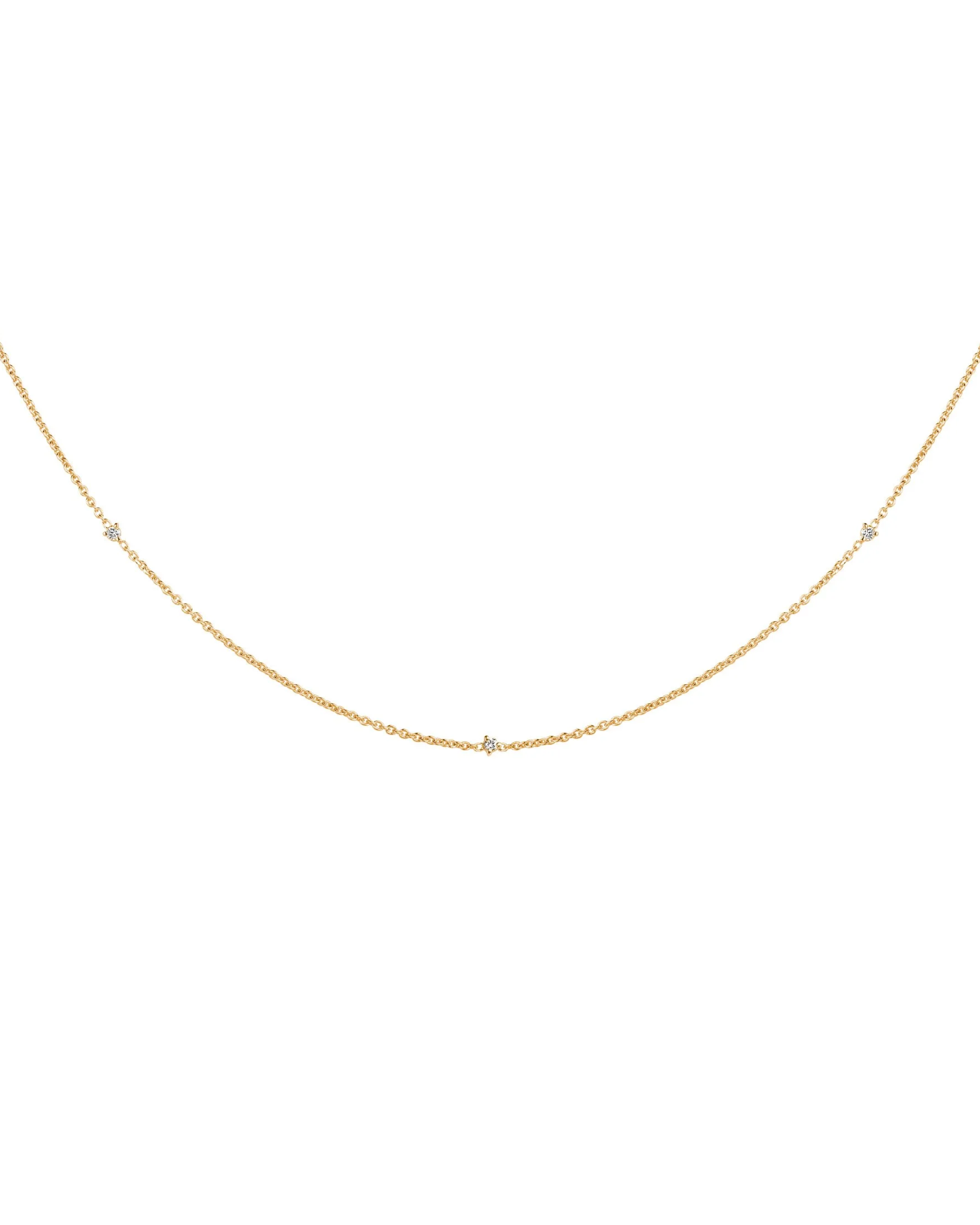 Petite Diamond Station Necklace