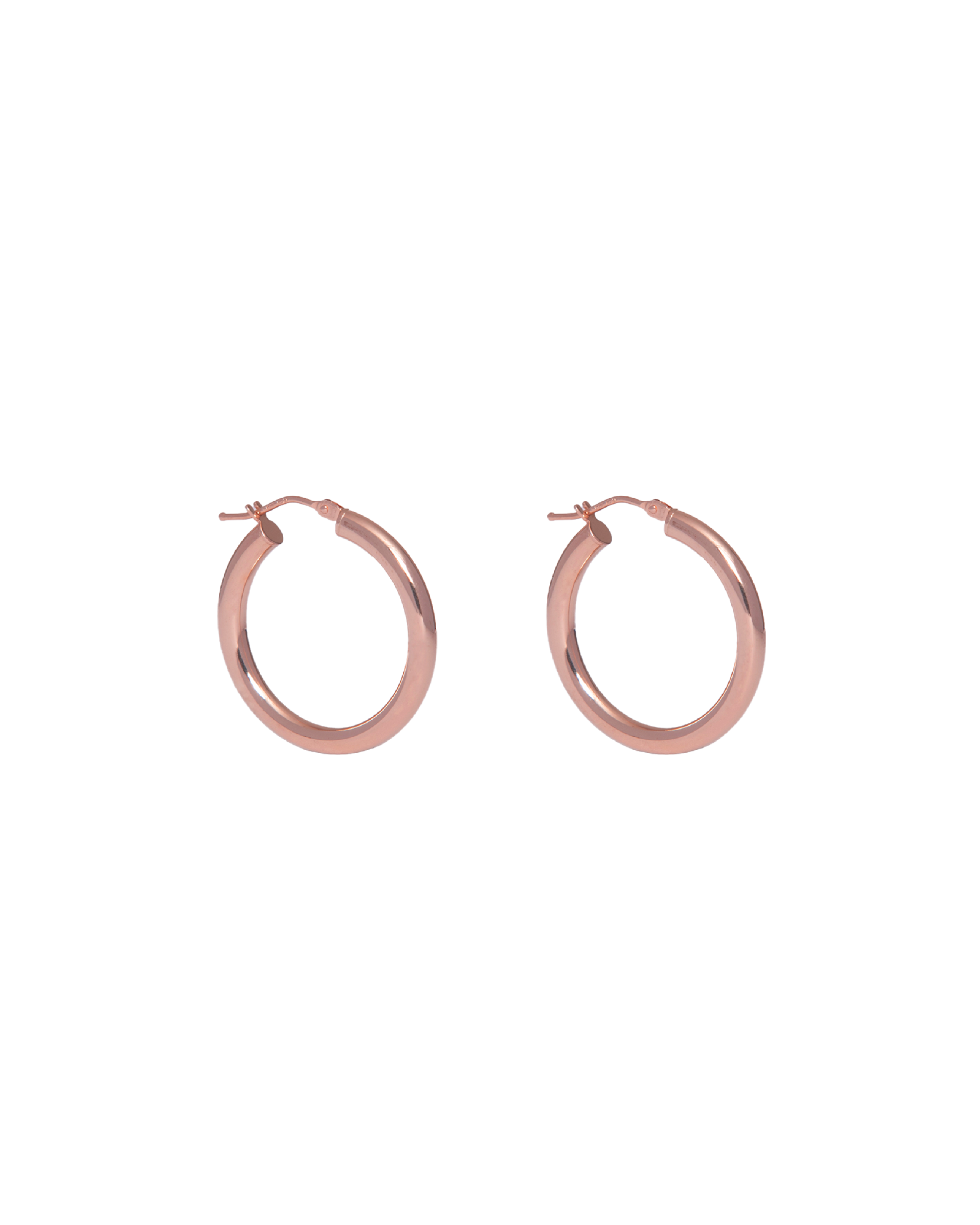 Rose Gold Hoop Earrings (3mm)