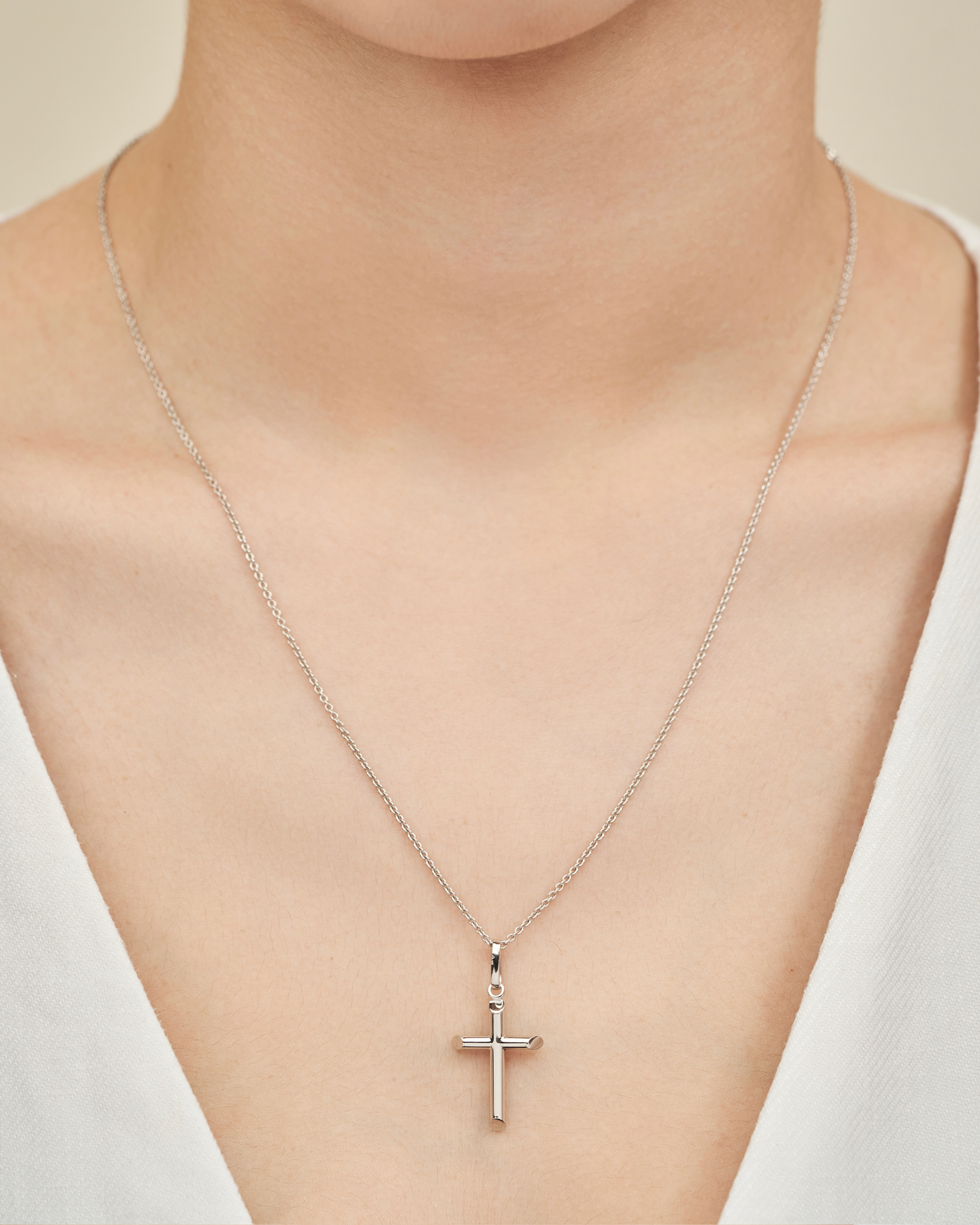 Rounded Cross Pendant