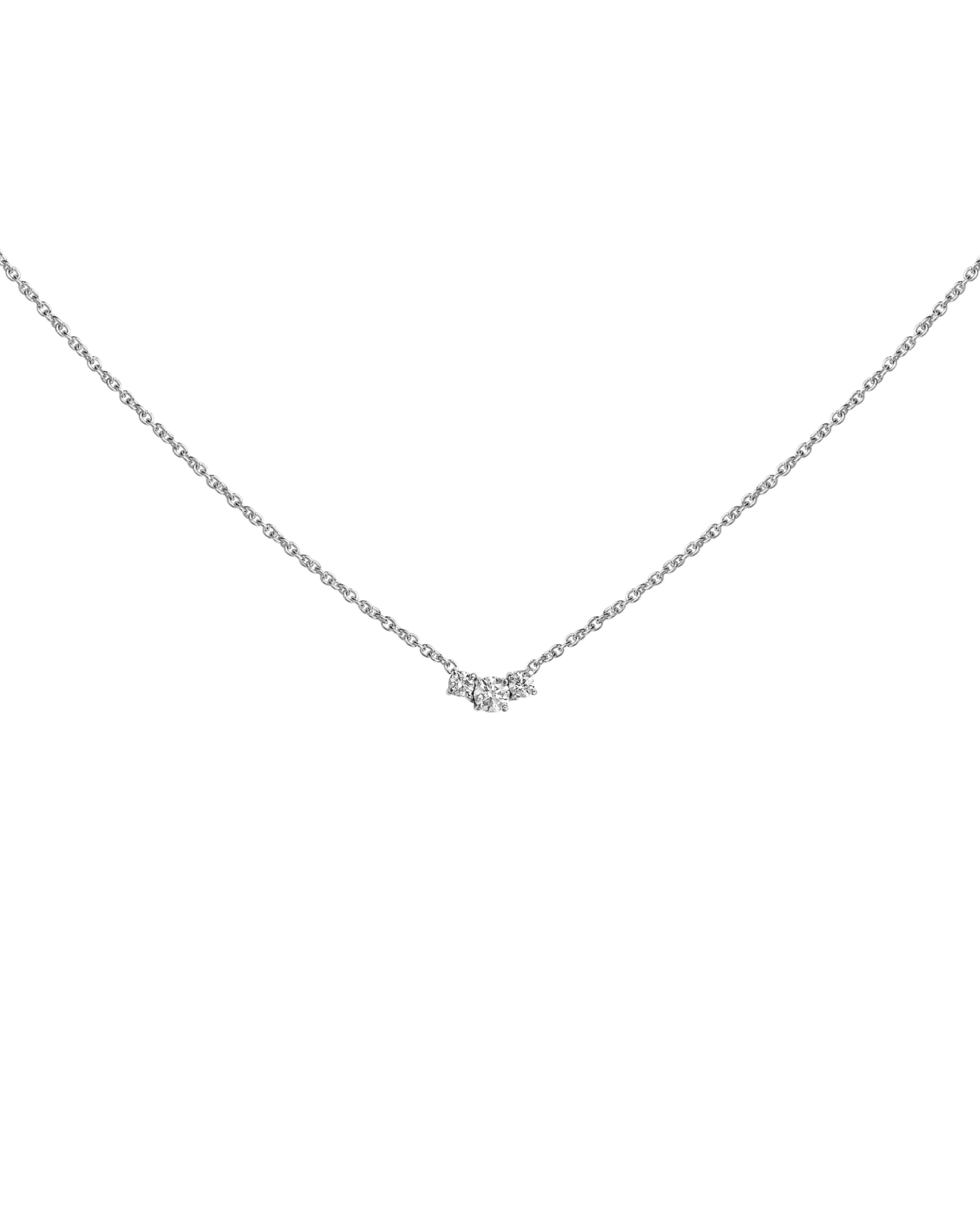 Trio Round Diamond Necklace