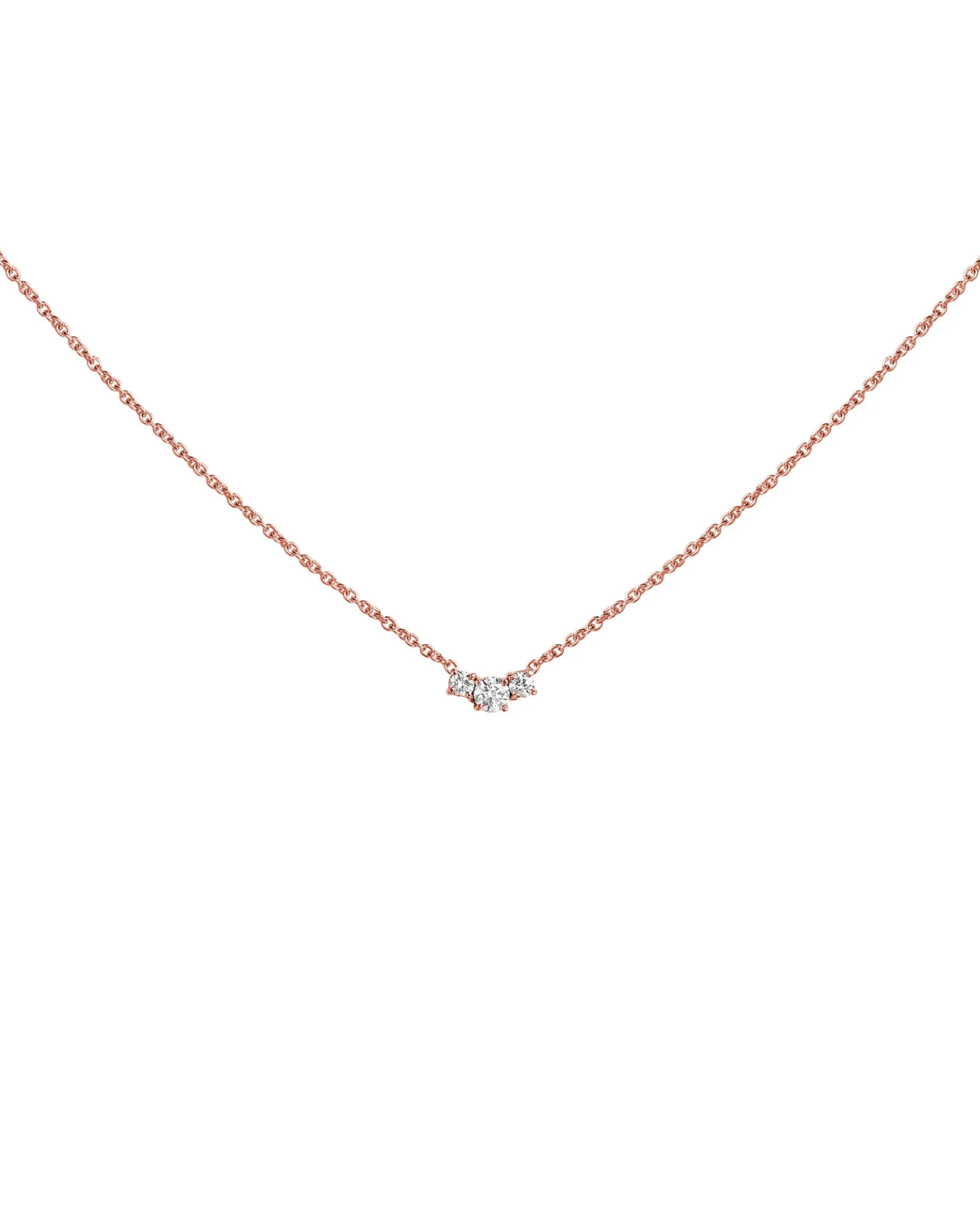 Trio Round Diamond Necklace